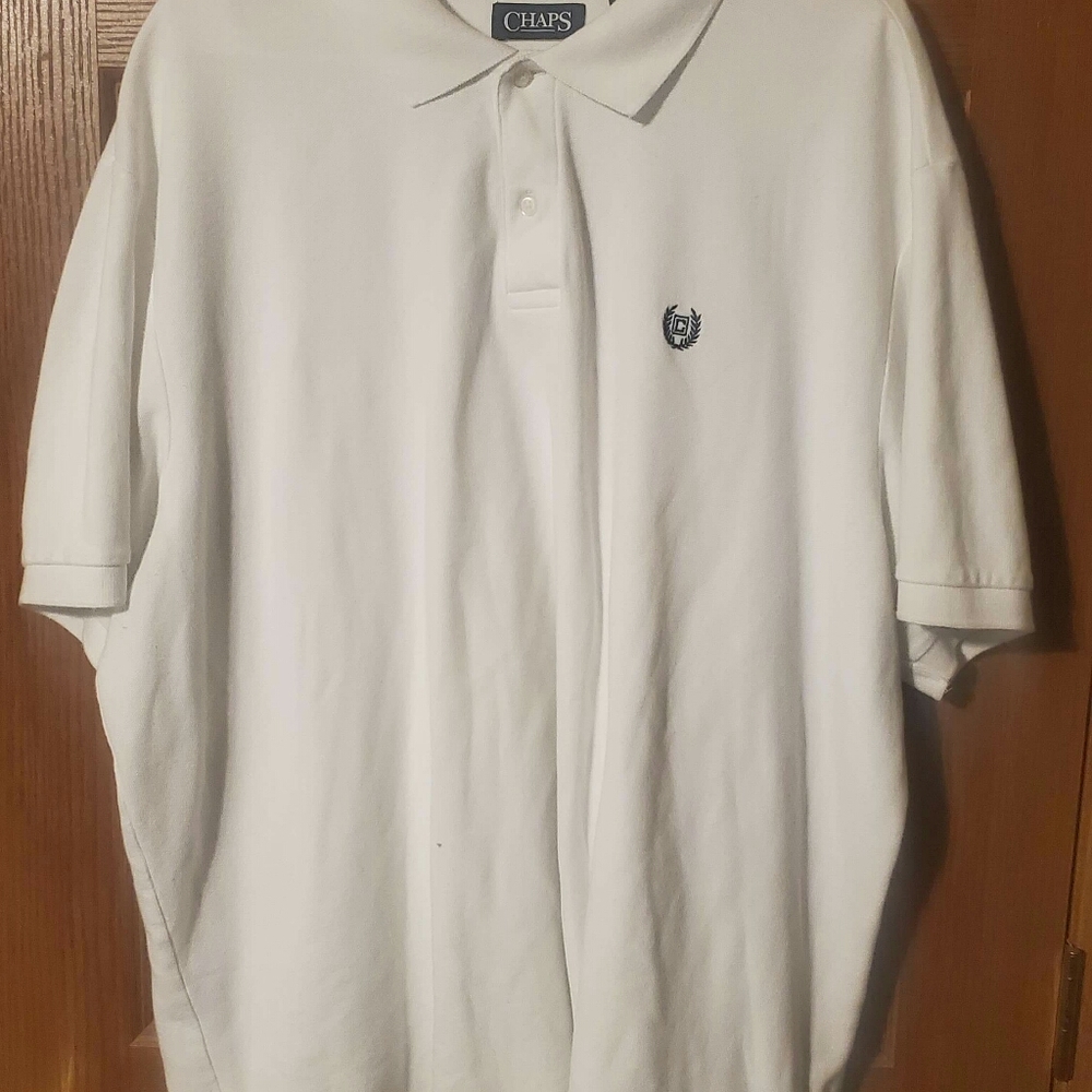 Vintage White Chaps Polo XXL.